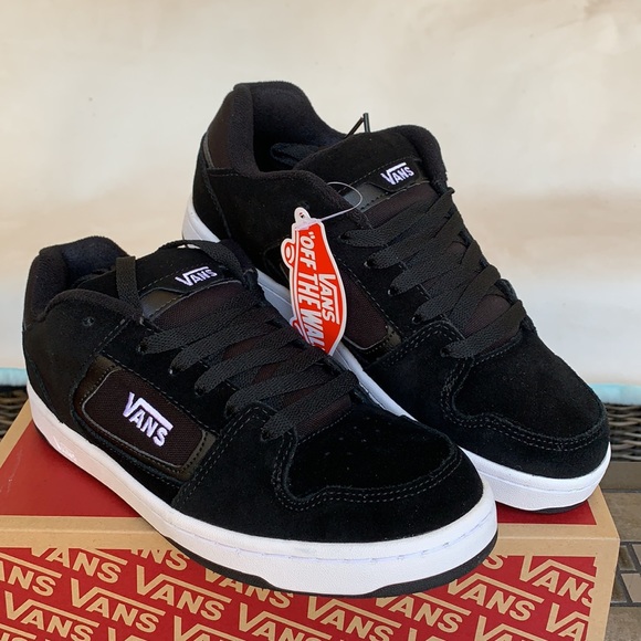 VANS DOCKET SUEDE BLACK/WHITE Men’s - Picture 2 of 16